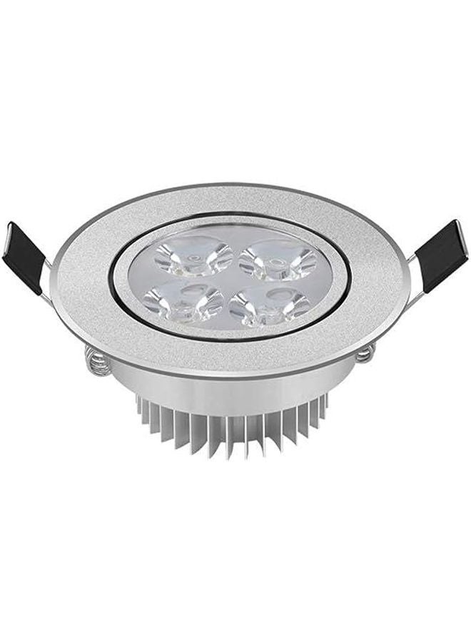 White Recessed Adjustable Angle 4W COB Anti Glare Round Ceiling Panel Downlight - Image 2