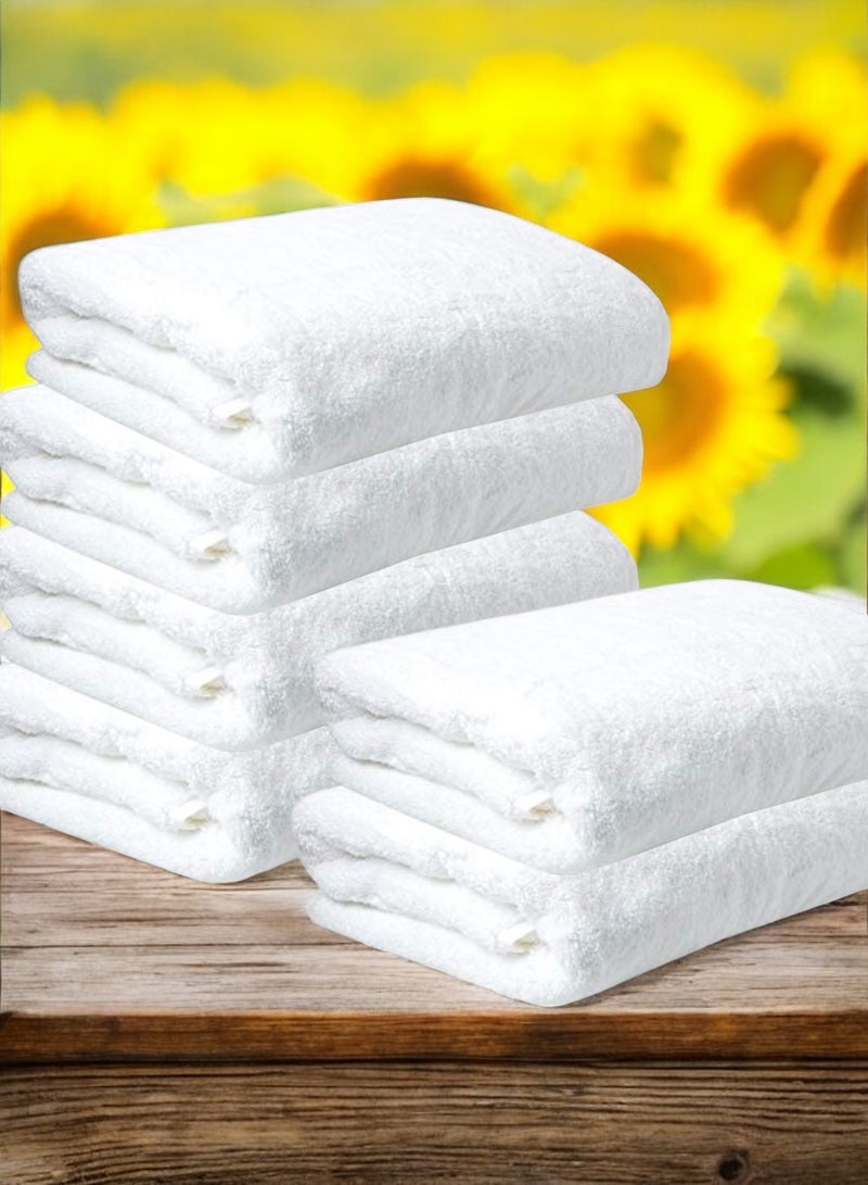 بانوتيكس 6 طقم مناشف الجسم 6 قطع 140×70 سم لكل قطعة صناعة مصرية 100% مصنوعة من أجود أنواع القطن المصري لتعطي نعومة وسرعة امتصاص تتميز بحوافها التي تضيف لمسة لمظهرها - Image 1