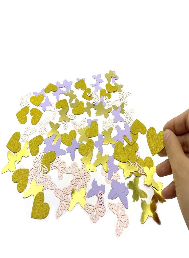 QPARTYFIRE 100PCS Butterfly Table Confetti,Butterfly Birthday Decorations for Bridal Shower Baby Shower Wedding Butterfly Party Decor - Image 2