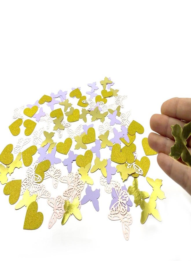 QPARTYFIRE 100PCS Butterfly Table Confetti,Butterfly Birthday Decorations for Bridal Shower Baby Shower Wedding Butterfly Party Decor - Image 4