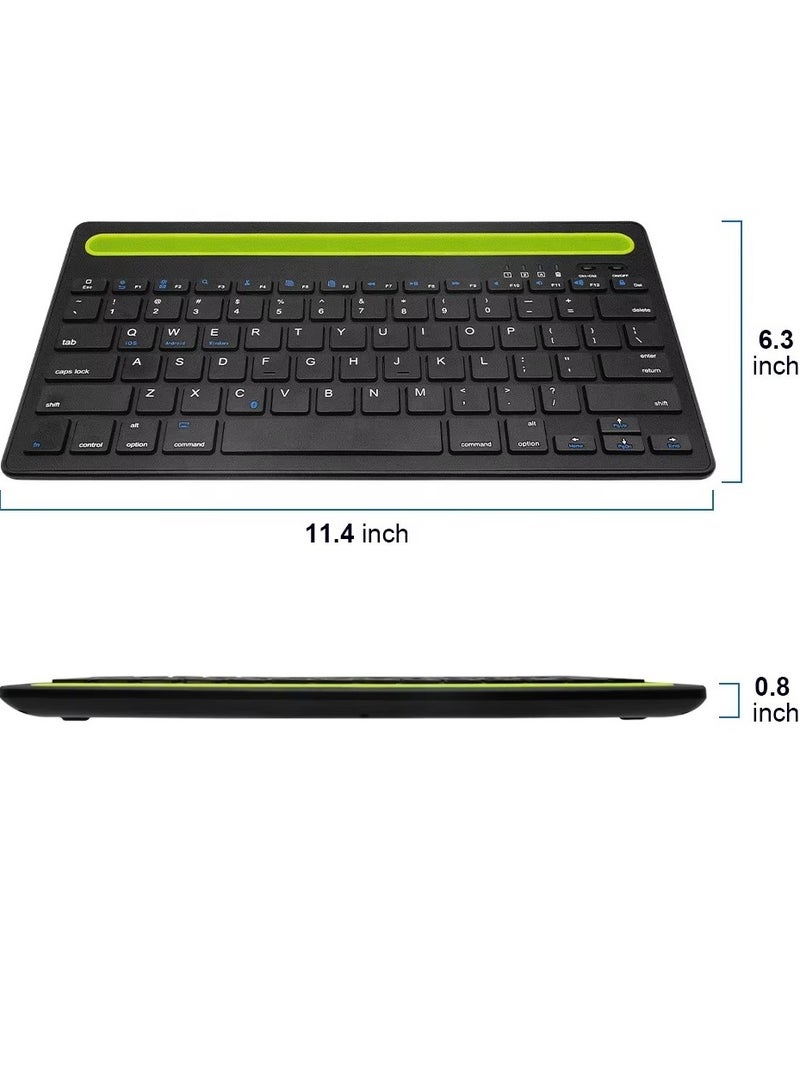 CAL STAR HK-260 Slim Rechargeable Bluetooth Wireless Keyboard and Mouse Combo for office – 78 Keys, USB-C, Multi-Device Support for Laptop, Tablet & Phone - Image 5