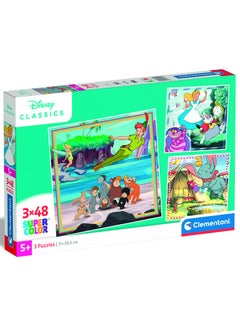 Clementoni Clementoni Puzzle Disney Classics 3x48 Pieces | Jigsaw Puzzle | Children's Puzzle | Kids Puzzle | Preschool Learning Toys | Develops Problem Solving Skills | Made in Italy  - Image 1