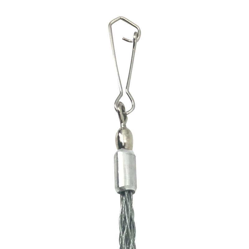 VGongTech Cable Pulling Grip Sock Galvanizing Steel Cable Sock Kit Antislip Flexible Eye Mesh Rope Pipe Cable Wire Pulling Grips Lassos 12-15mm - Image 1