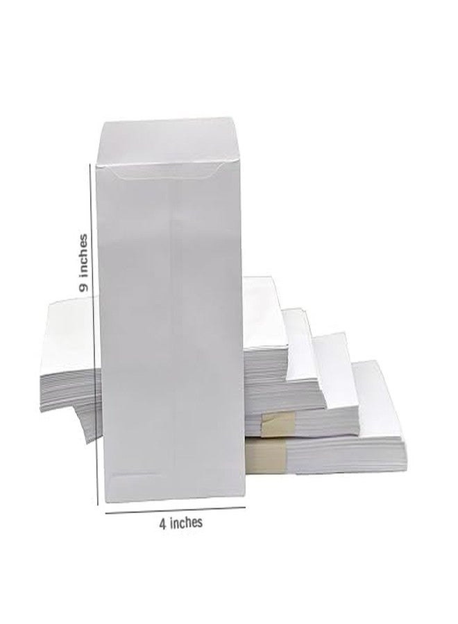 SEJASCOLLECTIONS | Pack of 250 | Super White Cheque Size, Paper envelope, Thickness - 100 gsm, Size 9" X 4" inch (22.8 x 10 cm), 250 Pcs. - Image 3