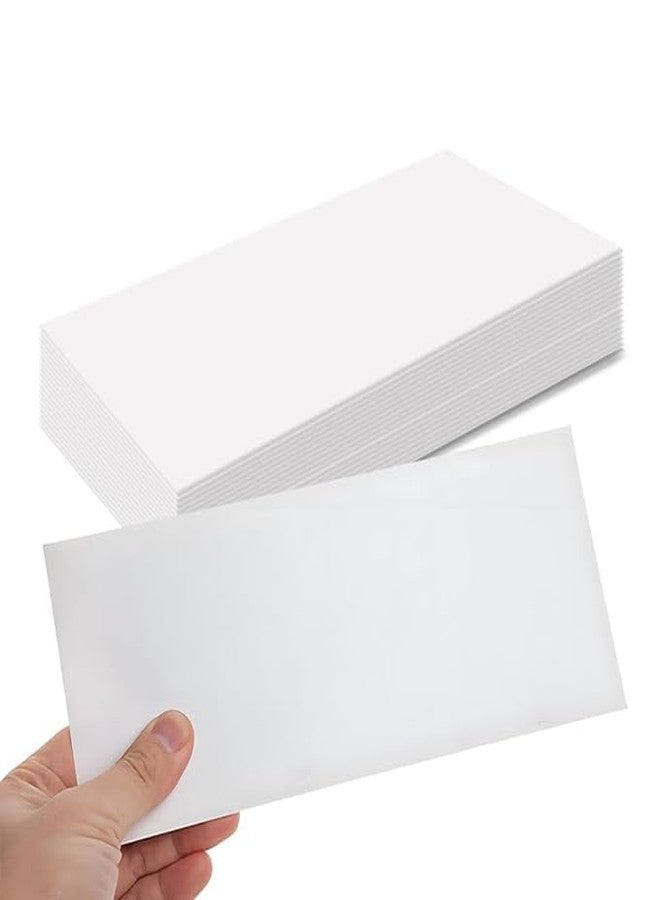 SEJASCOLLECTIONS | Pack of 250 | Super White Cheque Size, Paper envelope, Thickness - 100 gsm, Size 9" X 4" inch (22.8 x 10 cm), 250 Pcs. - Image 2