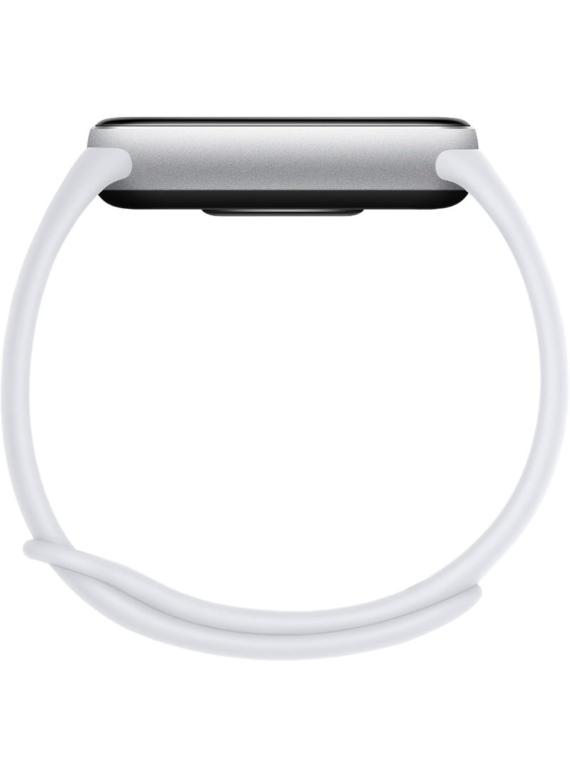 Xiaomi 233 mAh Xiaomi Smart Band 10 Silver,1.72 AMOLED Display with 1500 Nits, Sleep and Heart Rate Monitor, 5ATM Waterproof, 21 Days Battery Life, 60 Hz Refresh Frequency, 150+ Modes silver - Image 2