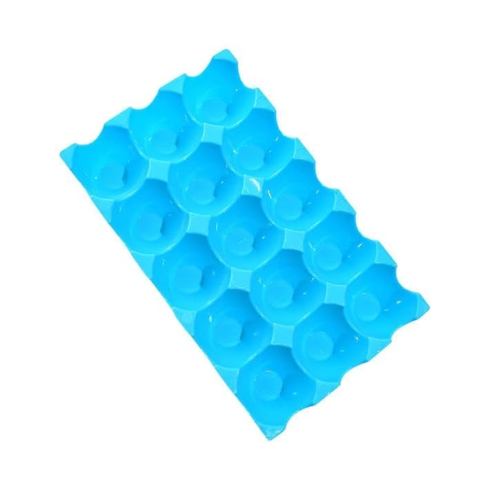 ATOOZED Egg Tray Storage Container 15 Eggs Storage Holder Refrigerator with Lid Fridge Egg Holder Tray Bin Contain Colour May Vary2 PCS - Image 3
