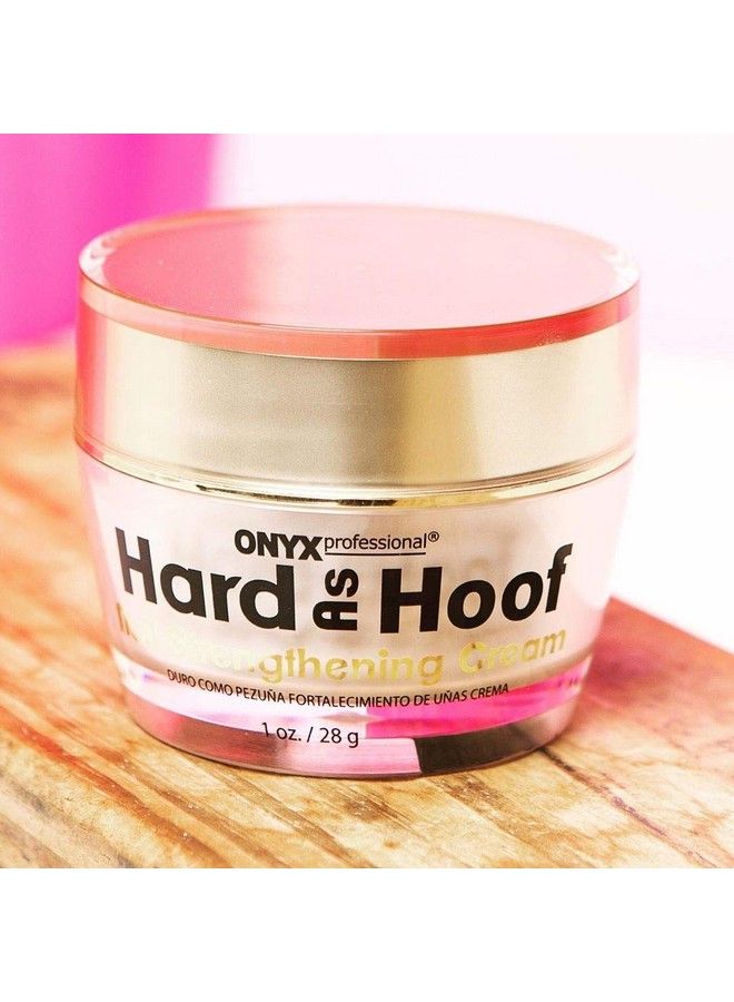 Onyx Professional Hard As Hoof Nail Strengthening Cream With Coconut Scent Nail Strengthener Nail Growth & Conditioning Cuticle Cream Stops Splits Chips Cracks & Strengthens Nails 1 Oz  - Image 3