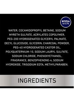 NIVEA MEN NIVEA MEN DEEP Cleansing Beard and Face Wash, Natural Charcoal Facial Cleanser Helps Remove Dirt and Excess Oils, 3 Pack of 3.3 Fl Oz Tubes  - Image 5