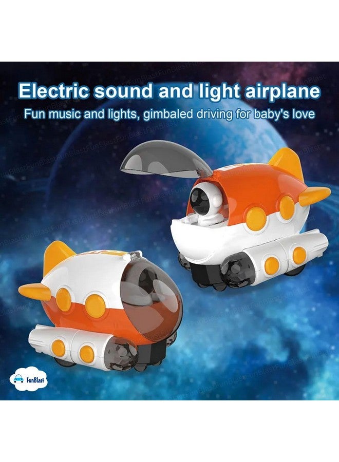 فنبلاست ألعاب فان بلاست إيروسبيس دريمر إيروبلان، عجلات دوارة عالمية 360 درجة، لعبة طائرة مع أضواء وامضة للأطفال من سن 3 سنوات فما فوق، أولاد وبنات (ألوان عشوائية) - Image 3