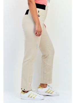 Adidas Women Sportswear Fit Outdoor Track Pants, Beige  - Image 2