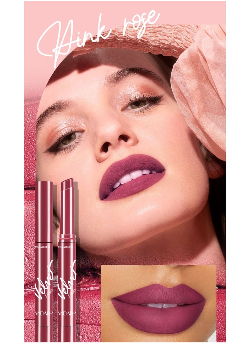 Handaiyan Lipstick Set Matte Liquid 8 Colors Long Lasting Waterproof for Women Highly Pigmented Velvety Nude Super Stay Soft Hydrating & Lightweight Professional Moisturizing Makeup Lips Gift Set  - Image 3