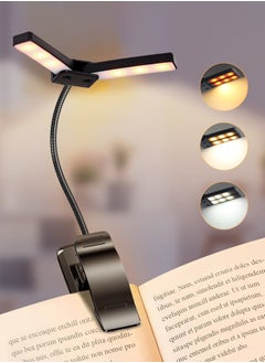 LOOPITYS Book Light,LOOPITYS Reading Book Clip Light, 9 Modes, LED Clip Reading Light, Eye-Care USB Rechargeable Reading Lamp for Kids, Flexible Clip-on Book Light for Reading in Bed，desk lamp  - Image 1
