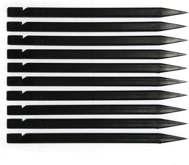 fixinus 30 Pieces 4.72" Black Nylon Plastic Spudger Probe Security Opening Pry Bar for iPhone iPad Samsung Cell Phone Laptop PC LCD Screen Disassembly - Image 1