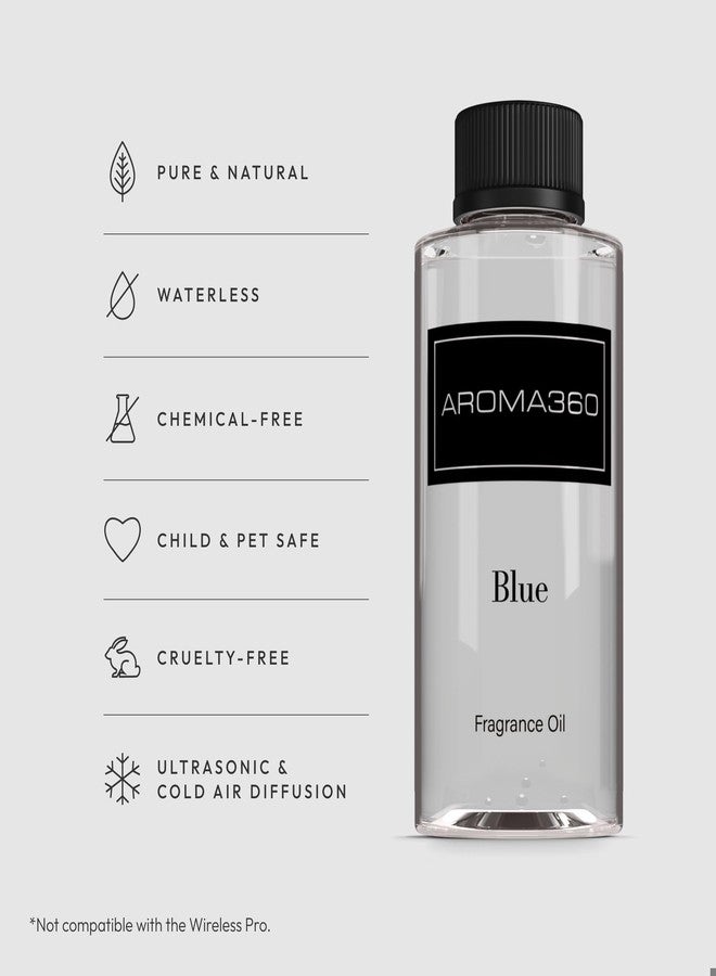 Aroma360 | Blue Diffuser Oil Blend | Luxury Essential Aromatherapy Reed Diffuser | Blue Cedar, Lavender and Eucalyptus | 6.7 fl oz 200mL - Image 2
