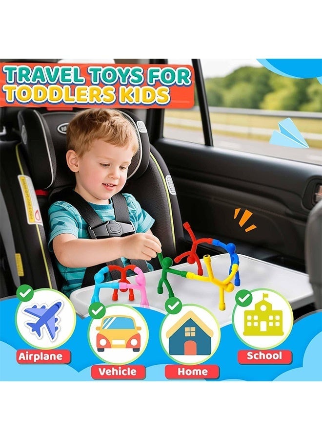 جيفت ٥ قطع من ألعاب السفر المغناطيسية للأطفال الصغار، أنشطة السفر بالطائرة، ألعاب فيدجيت أساسية للأطفال من ٤ إلى ٨ سنوات، ألعاب حسية لرحلات الطرق، مغناطيس ثلاجة للأطفال من ٣ إلى ٨ سنوات. - Image 4