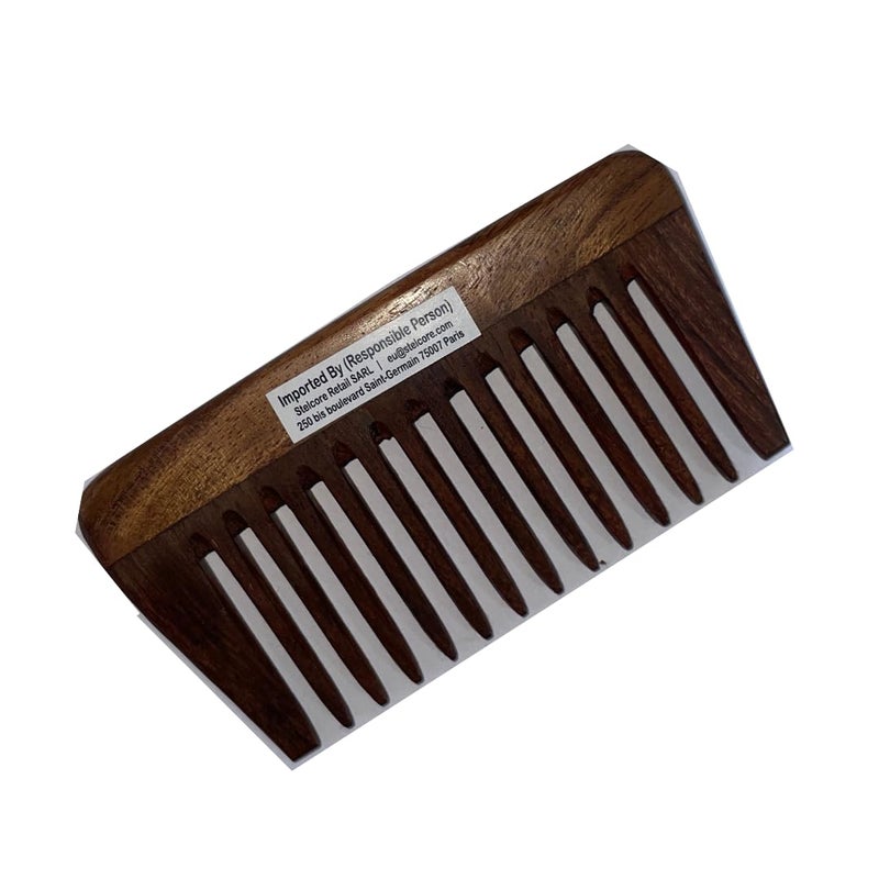 Svatv Handcrafted Rosewood Comb For Detangling Hair For Thick Curly And Wavy Hair Nonstatic And Ecofriendly With Wide Tooth For Grooming Hair Comb  S1