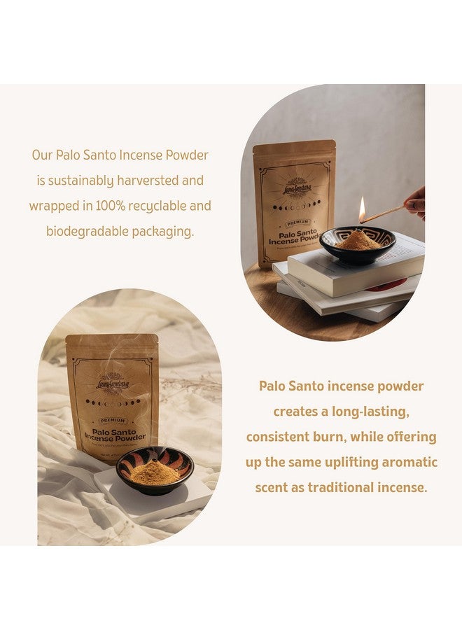 Luna Sundara Luna Sundara Palo Santo Incense Powder from 100% Wild Peruvian Palo Santo 4oz Sustainably Palo Santo Wood Powder for Smudging and Homemade Incense (Powder of Palo Santo (Bursera Graveolens Wood))  - Image 3
