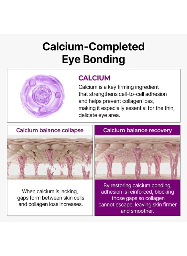 دكتور ميلاكسين Dr. Melaxin Calcium Bonding Eye Cream كريم عين كوري للترطيب والشد وتنعيم مظهر منطقة تحت العين - Image 4
