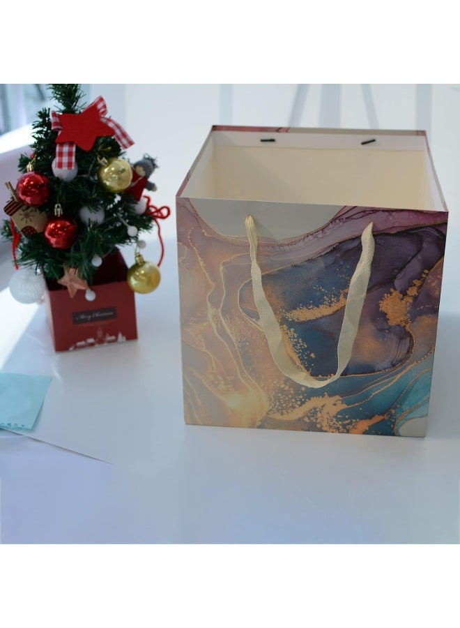Arabest Extra large gift bag, 11.8-inch square reusable bag with handle, for weddings, birthdays, gifts, Mother's Day, Father's Day gifts (4 colors) - Image 4