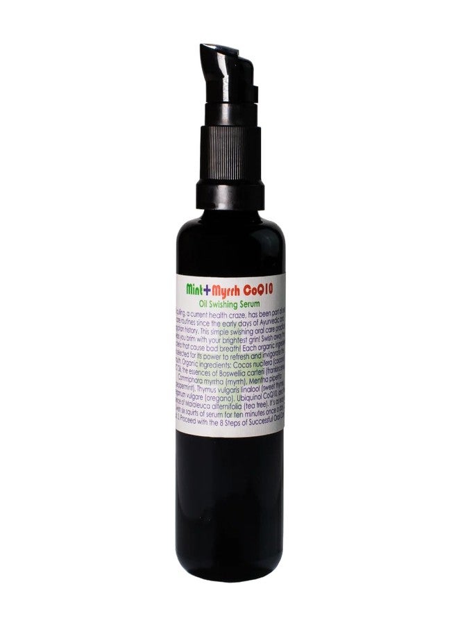 Living Libations - Organic Mint + Myrrh Swishing Serum | Natural, Wildcrafted, Vegan Clean Beauty (3.38 fl oz | 100 ml)