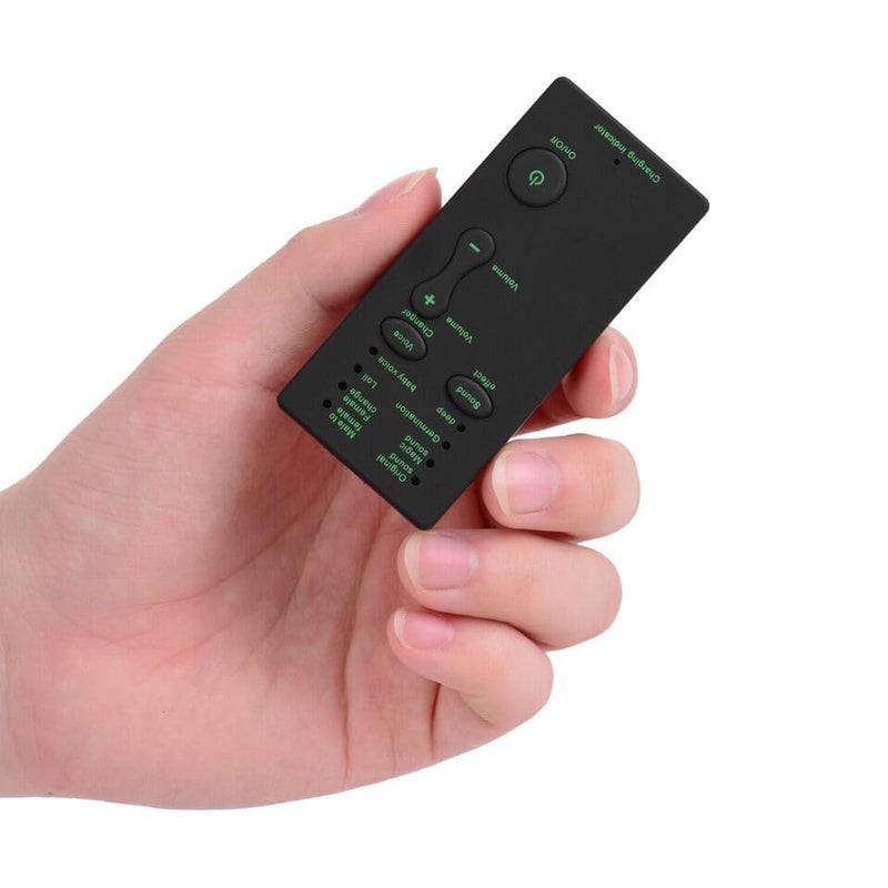 SPYTECTIFY Mini Voice Changer | Handheld 7 Modes Sound Card Voice Changer for Game Console PC Laptop | Headset,Microphone 2 in 1 Conversion Cable - Image 1