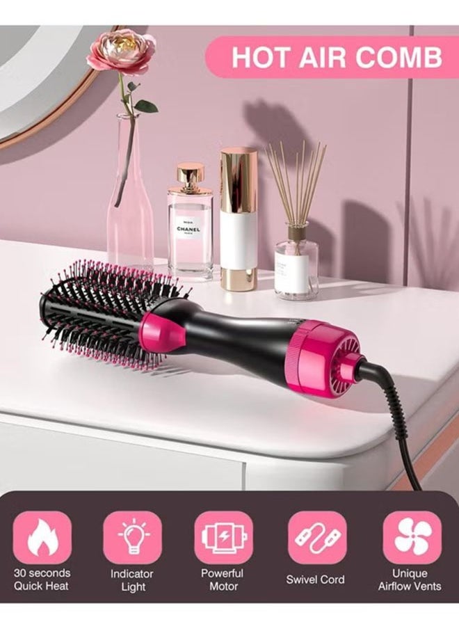 One Step 4-in-1 hair dryer and hot air brush with negative ion for straightening and curling hair  - Image 2
