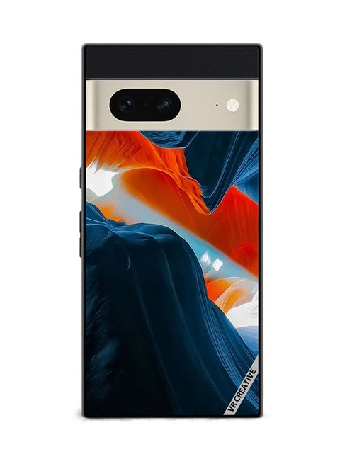 Protective Case Cover For Google Pixel 7 Layers Design Multicolour