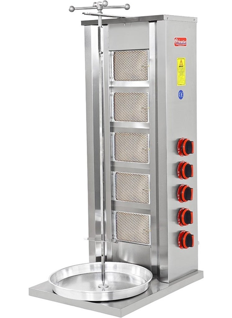 Himaksan Industrial Industrial Type LPG Cylinder 5 Radiant Doner Kebab Grill 