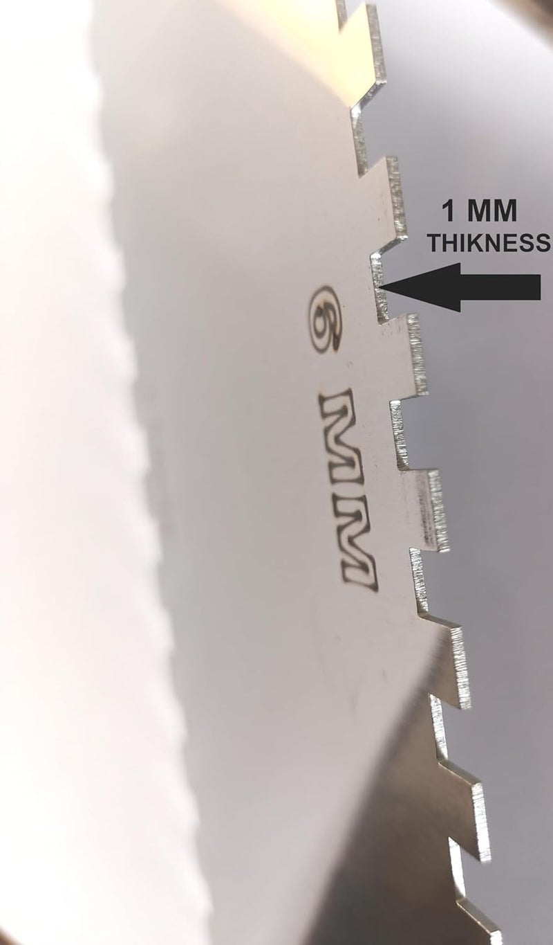 MD Style Notch Metal Trowel For Fixing Tiles, Granite, Marble (6MM & 10MM) (6x10 INCH) - Image 3