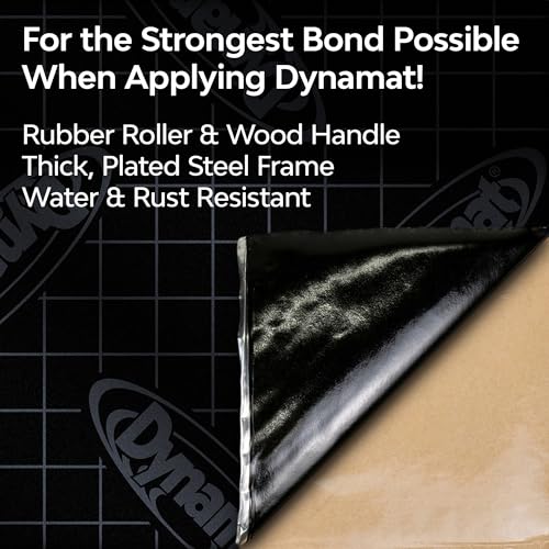 Dynamat Dynaroller: Rubber Roller Tool for Applying Sound Deadening and Car & Home Insulation Material – Achieve Professional-Looking Results with No Air Bubbles – Made in The USA - Image 2