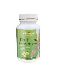 Winstown Slim Flat Tummy Tablets, Flat Tummy Garcinia Cambogia Tablets, Safe Anti Aging Weight Loss Pills, Beauty Slim Weight Loss Tablets For Fat Burn And Body Slimming, (60 Tablets)  - Image 1