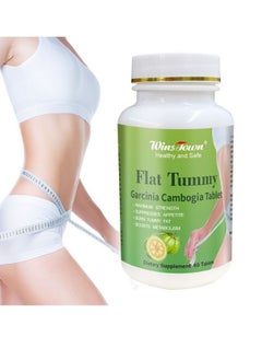 Winstown Slim Flat Tummy Tablets, Flat Tummy Garcinia Cambogia Tablets, Safe Anti Aging Weight Loss Pills, Beauty Slim Weight Loss Tablets For Fat Burn And Body Slimming, (60 Tablets)  - Image 3