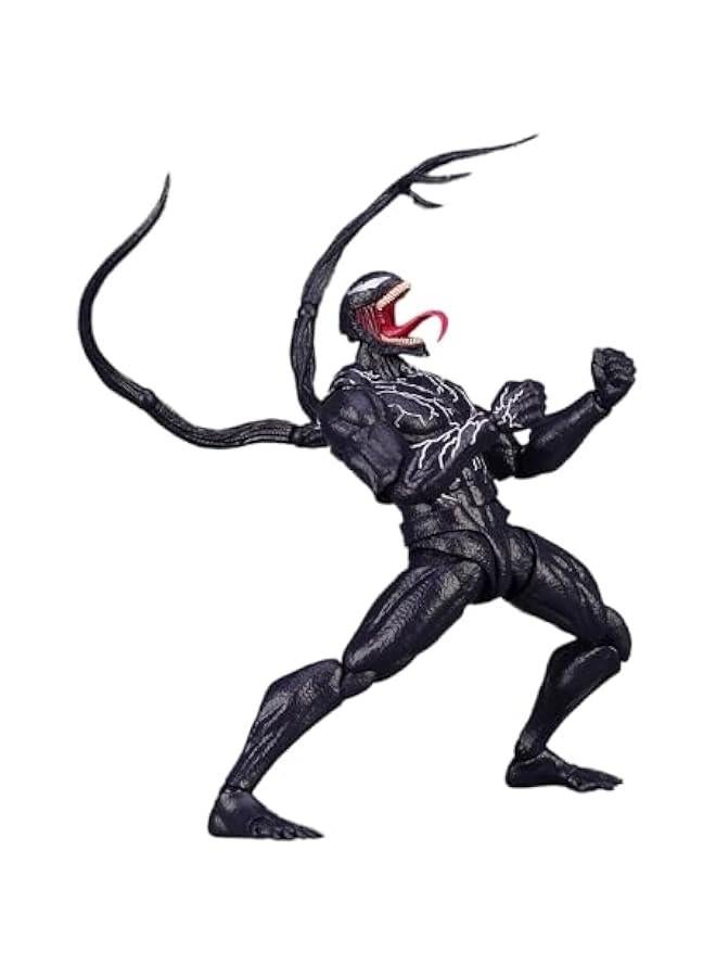 Venom Action Figure Amazing Spiderman Carnage Anime Action PVC Figure Movable Characters Model Statue Toys Desktop Ornaments or Kids Boys Birthday Gift-Venom (Updated Version Venom) - Image 3