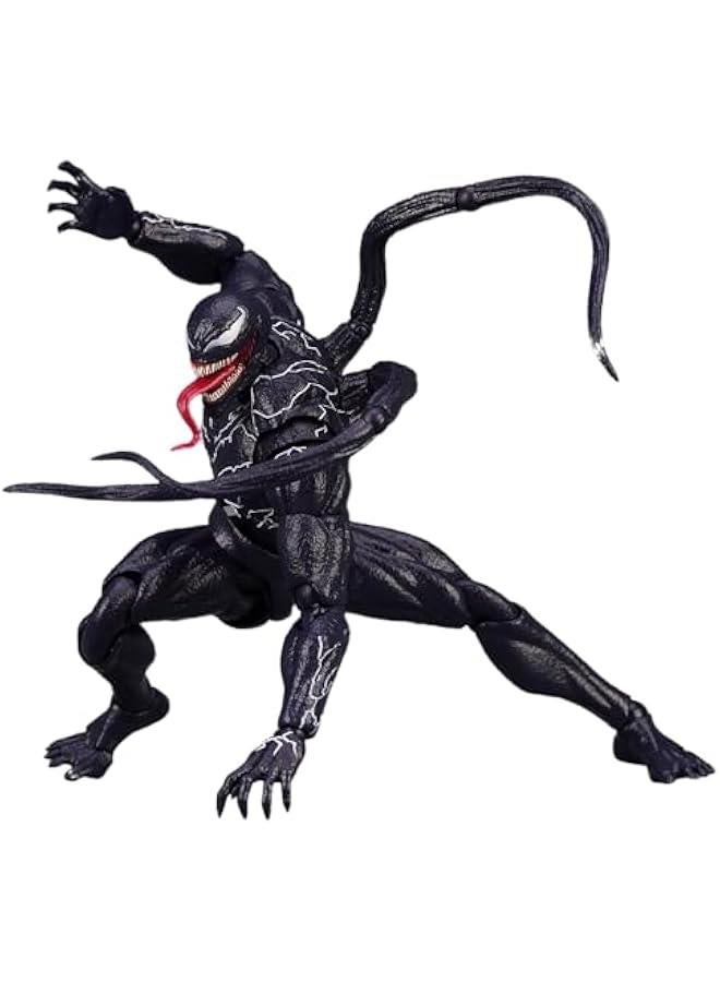 Venom Action Figure Amazing Spiderman Carnage Anime Action PVC Figure Movable Characters Model Statue Toys Desktop Ornaments or Kids Boys Birthday Gift-Venom (Updated Version Venom) - Image 2