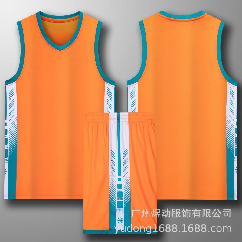 Factory Basketball Uniform Suit Children'S Adult Jersey Student Basketball Sports Training Vest Quick-Drying Basketball Uniform - Image 1