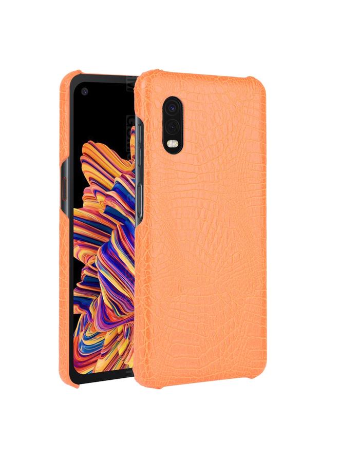 اس-توب جراب لهاتف Galaxy Xcover Pro مقاوم للصدمات مصنوع من جلد التمساح PC + PU - Image 1