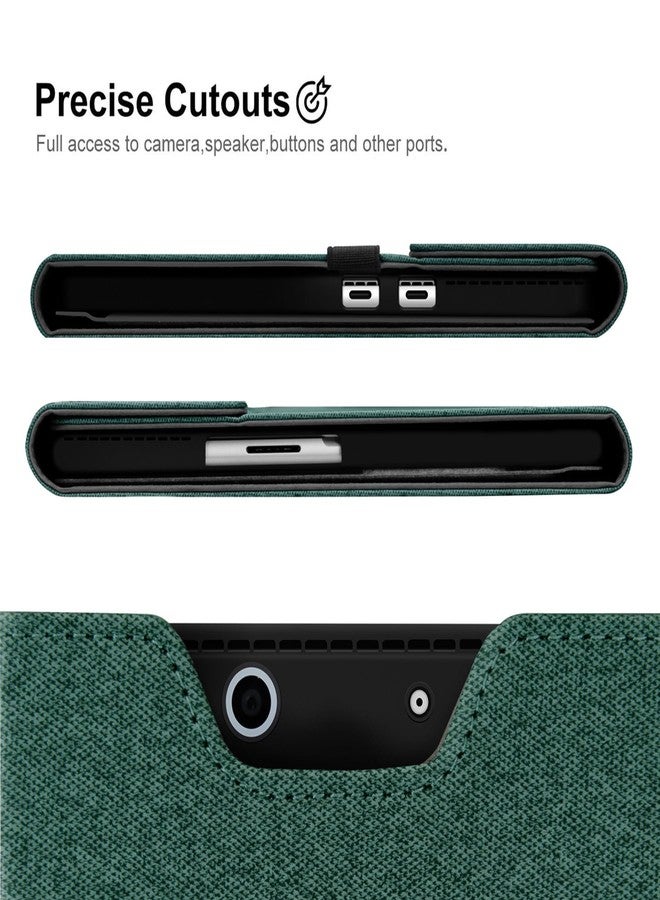 ميجو جراب Megoo Surface Pro 11 لجهاز Microsoft Surface Pro 11/10/9 مقاس 13 بوصة، جراب قابل للتعديل بزوايا متعددة، غطاء واقٍ مع حامل قلم، متوافق مع لوحة مفاتيح Type Cover (أزرق سماوي) - Image 2