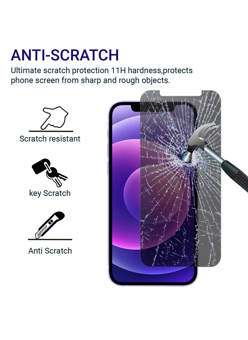 PRIMEEIGHT - PRIMEEIGHT iPhone 12 Pro Max Privacy Screen Protector 6.7 Inch Display - Ultra Thin 9H Hardness Tempered Glass iPhone 12 Pro Max Pack of 2 - Easy to Install HD Privacy Screen. - Image 1