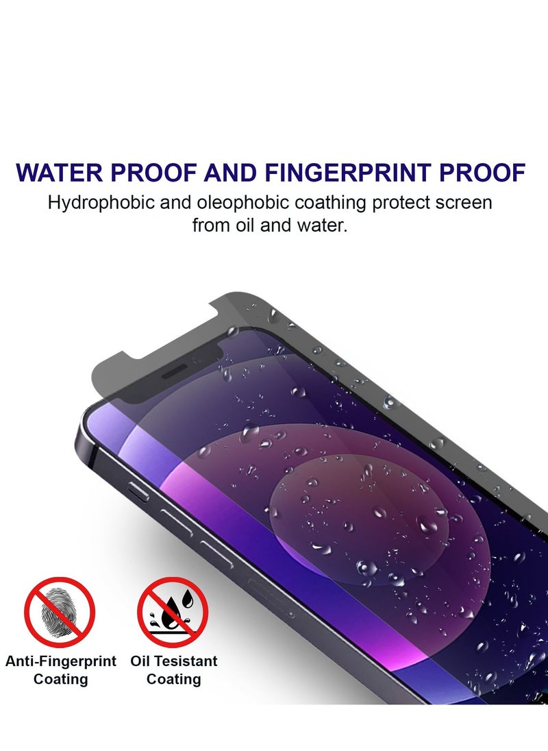 PRIMEEIGHT - PRIMEEIGHT iPhone 12 Pro Max Privacy Screen Protector 6.7 Inch Display - Ultra Thin 9H Hardness Tempered Glass iPhone 12 Pro Max Pack of 2 - Easy to Install HD Privacy Screen. - Image 1