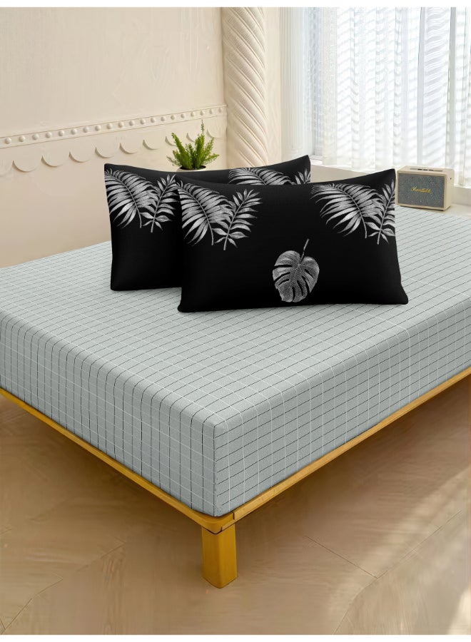 Noon East 6Pcs Comforter | Soft Microfiber Material | Multiple Color | 1 Duvet Cover 160 X 230 Cm, 1 Fitted Sheet 120 X 200 Cm With 30 Cm Deep Pocket, 4 Pillow Cases 50 X 75 Cm | Suitable For Single Size Mattress - Image 4