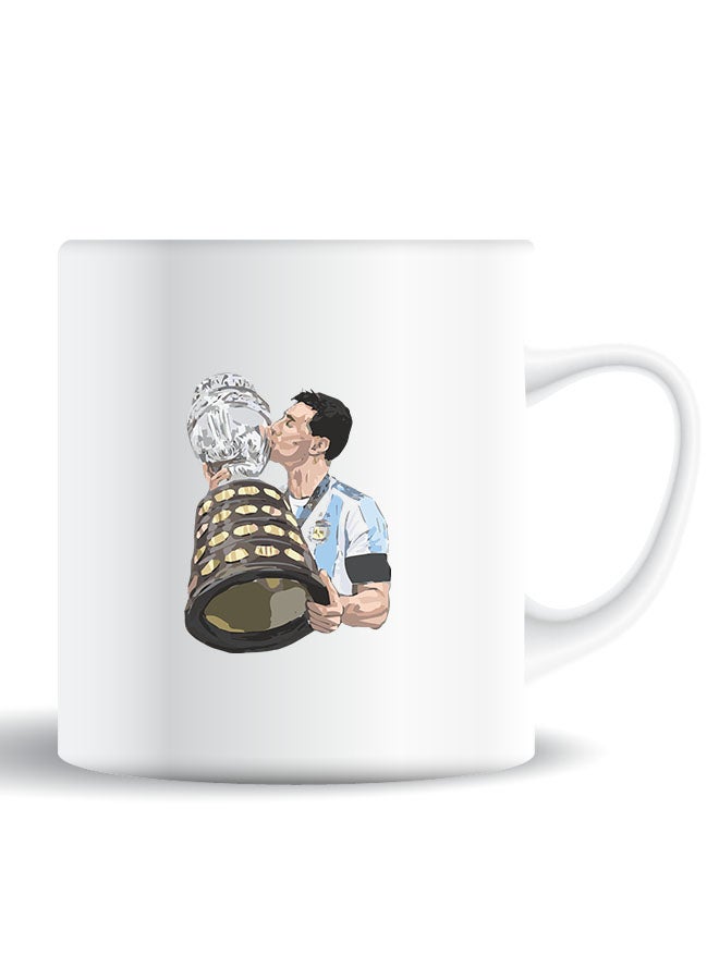 Theodor Premium Quality Two Sided Printed Coffee Mug Tea Cup Messi For Home Office, Kids Men Women  - Image 1