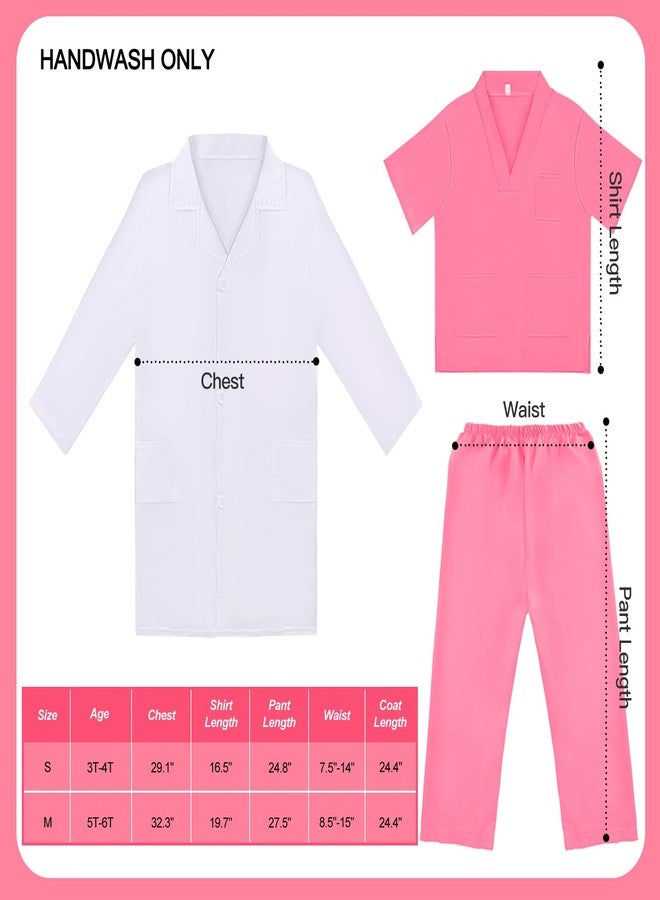 Liberry Doctor Costumes for Kids, Toddler Dress Up Clothes with Real Stethoscope, Halloween Pretend Play Gift for Girls - Image 5