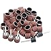 NewZoll NewZoll 50Pcs Sanding Drum 1/2(inch) 150 Grit Sand Bands Shank Rotary Tool Kit with 5Pcs Mandrels  - Image 2