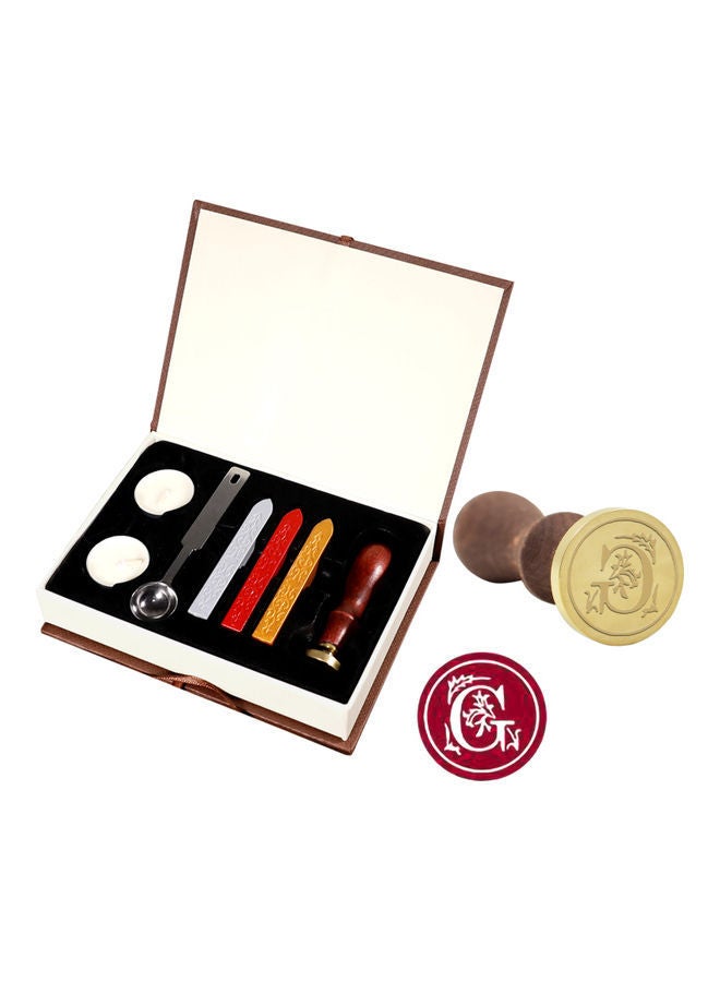 NIBEMINENT Classic Wax Stamp with Sealing Stick Kit for Cards Envelopes Invitations Wedding Letters Multicolour - Image 1