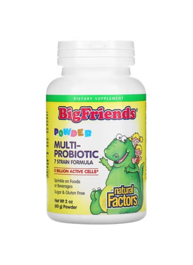 BigFriends, Multi-Probiotic Powder, 3 Billion, 2 oz (60 g)