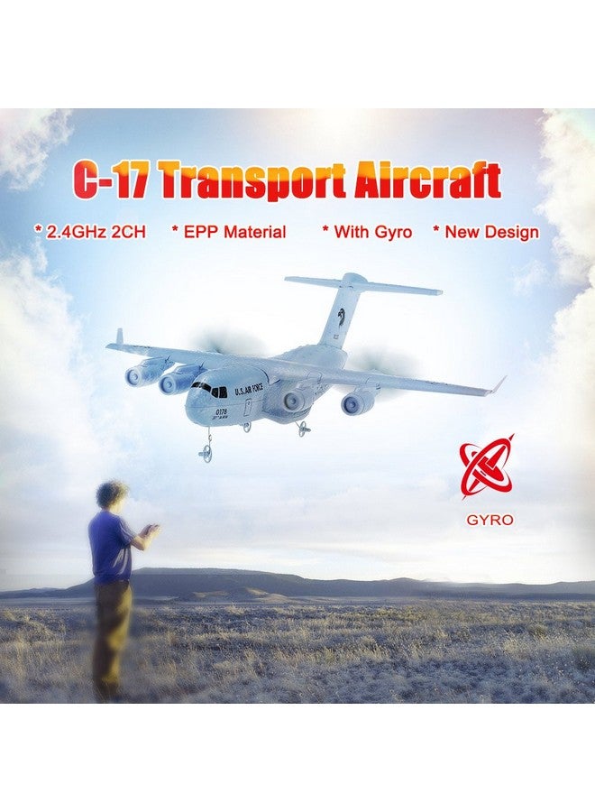GoolRC C17 Rc Airplane 2.4Ghz 2Ch Remote Control Airplane Military Transport Aircraft With 373Mm Wingspan Epp Foam Fixedwing Rc Plane Easy To Fly For Beginners Kids And Adults - Image 4
