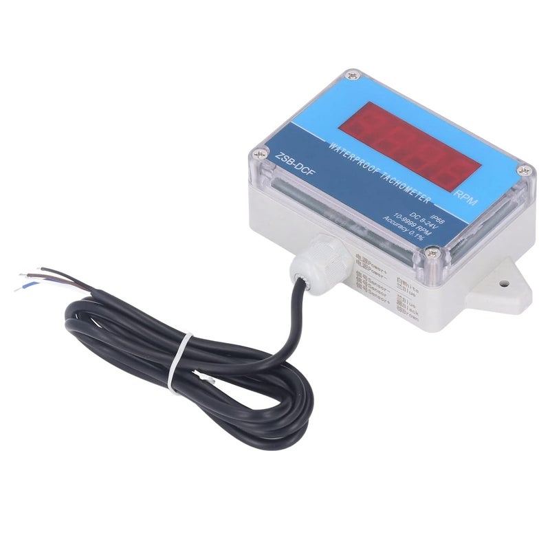 LED Digital Motor Tachometer Precision Machined Speed Gauge for Ship Mechanical Equipment for Wide Application - Image 4