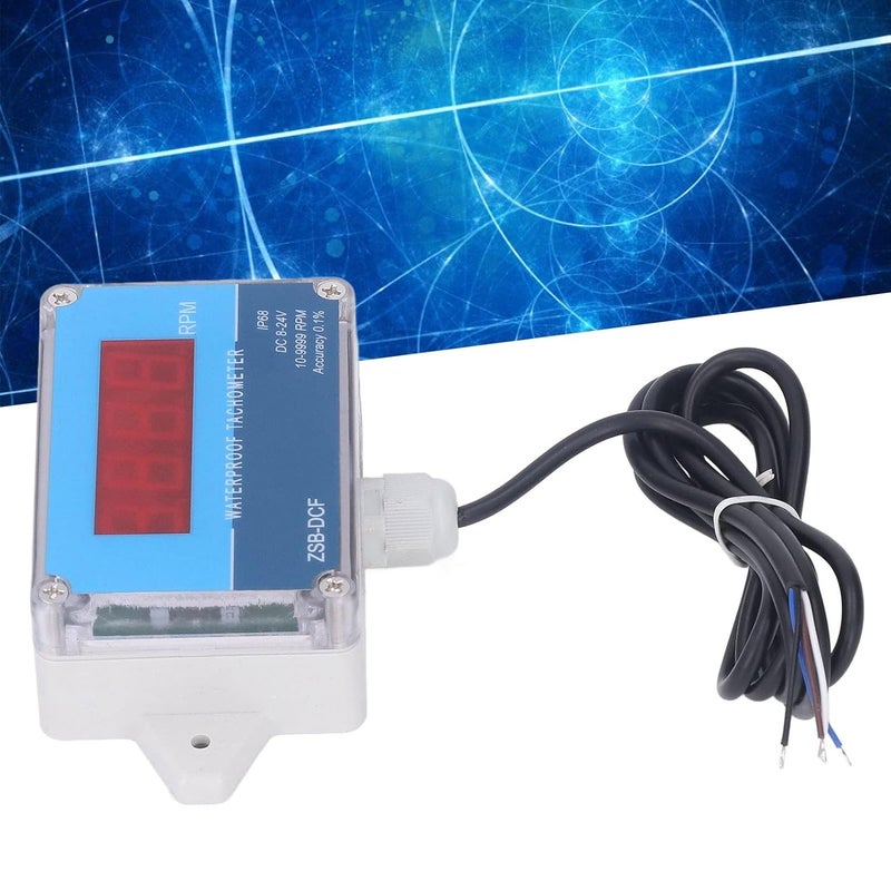 LED Digital Motor Tachometer Precision Machined Speed Gauge for Ship Mechanical Equipment for Wide Application - Image 5