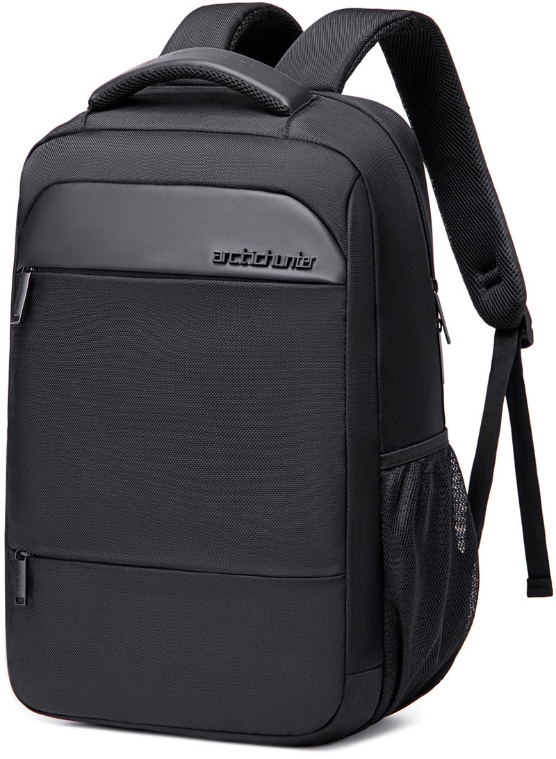 ARCTIC HUNTER Casual Daypack Durable Water Resistant 23 L Computer Bag with Luggage Carry Strap and Anti-Theft pockets for Men and Women B00111C Black  - Image 1